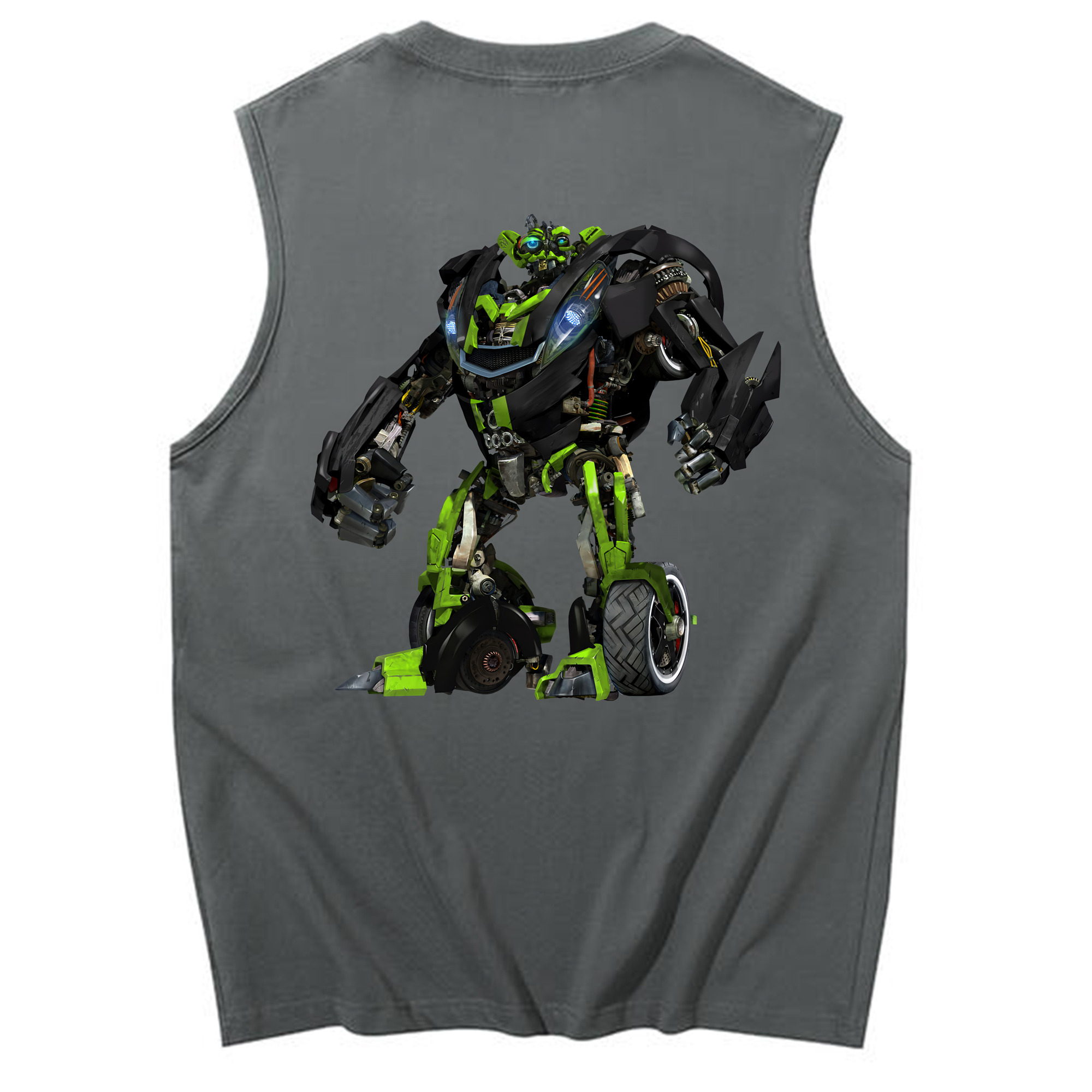 （画像用） Transformers トランスフォーマー コットン100％タンクトップ（背面プリント）